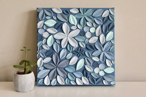 SOLD - Fresh Florals 20" x 20"