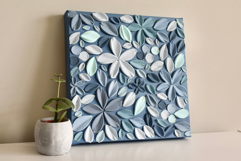 SOLD - Turquoise Waters 12" x 12"