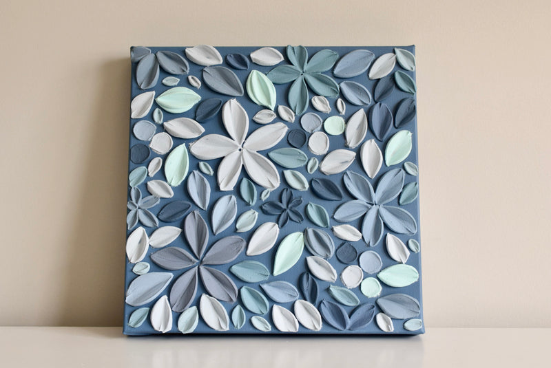 SOLD - Turquoise Waters 12" x 12"