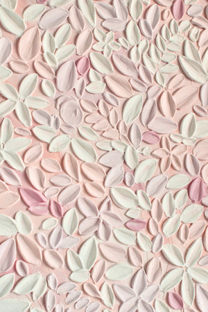 SOLD - Blushing Florals 12" x 16"
