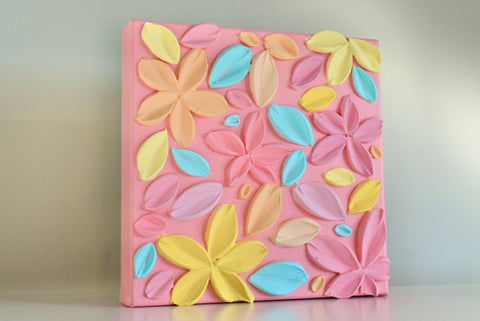 SOLD - Neutral Pink 8" x 8"