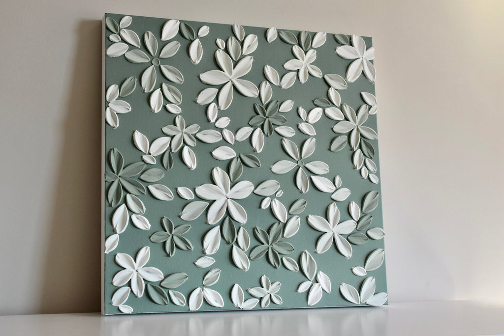 SOLD - Forever Evergreen 20" x 20"