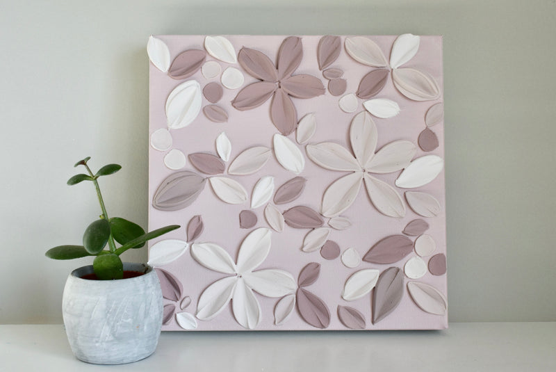 SOLD - Mauve 10" x 10"