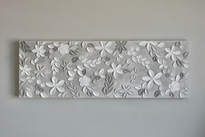 SOLD - Grey Ivy 12" x 36”