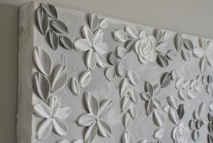 SOLD - Grey Ivy 12" x 36”
