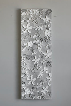 SOLD - Grey Ivy 12" x 36”