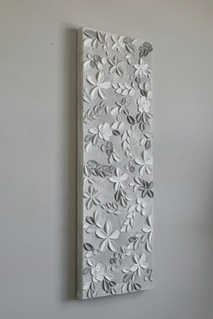 SOLD - Grey Ivy 12" x 36”