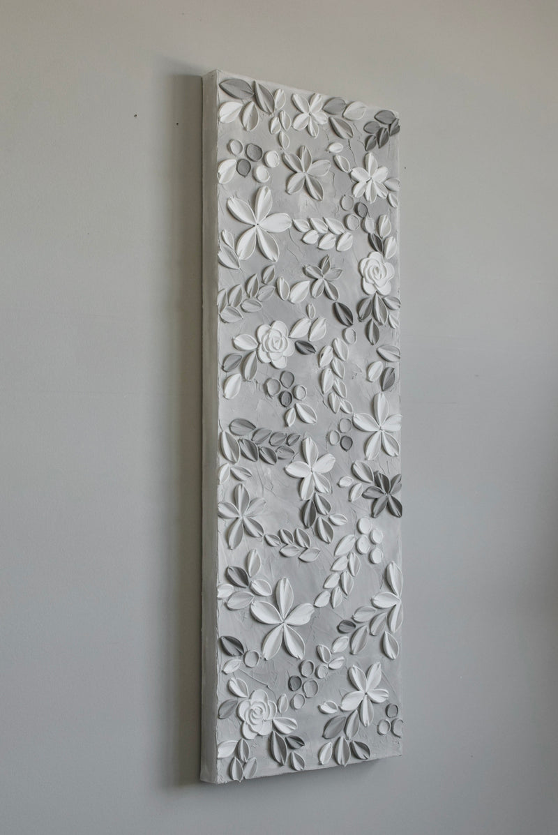 SOLD - Grey Ivy 12" x 36”