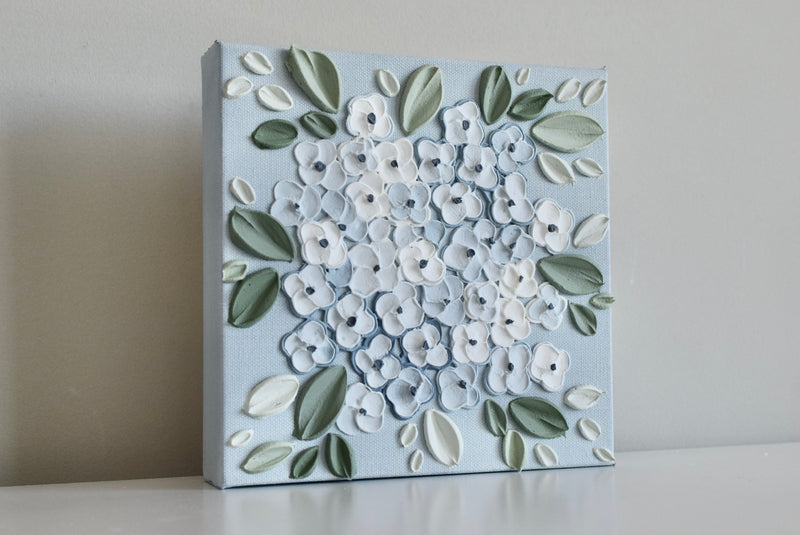 SOLD - Hi Hydrangea 8" x 8" (Framed or Unframed)