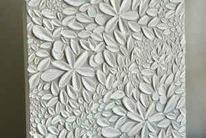 SOLD - Neutral Garden 16" x 20"