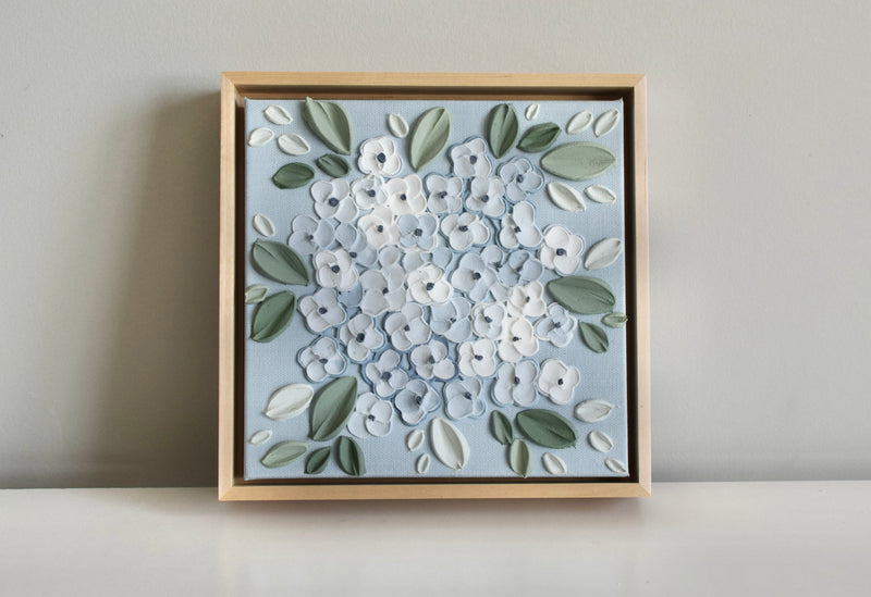SOLD - Hi Hydrangea 8" x 8" (Framed or Unframed)