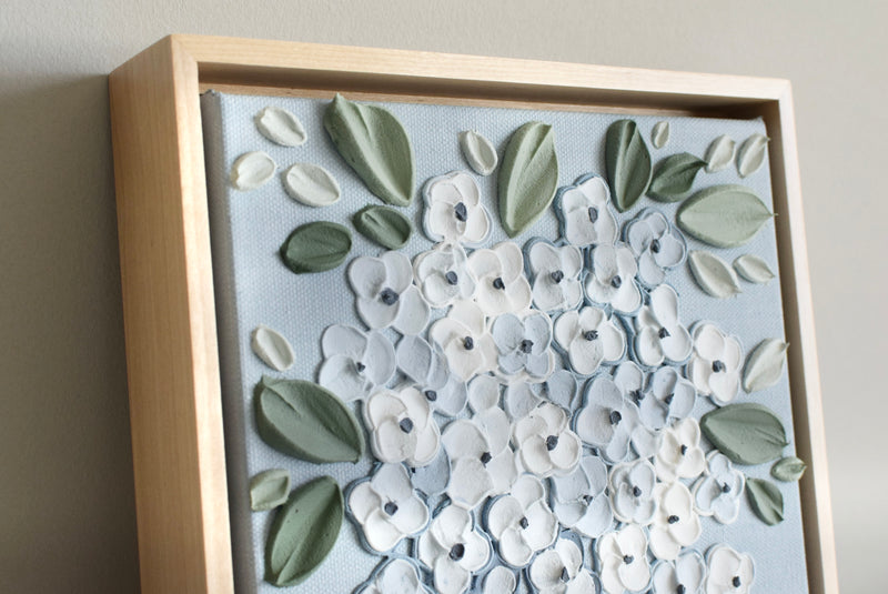 SOLD - Hi Hydrangea 8" x 8" (Framed or Unframed)
