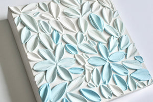 SOLD - Aqua Ombre 8" x 8"