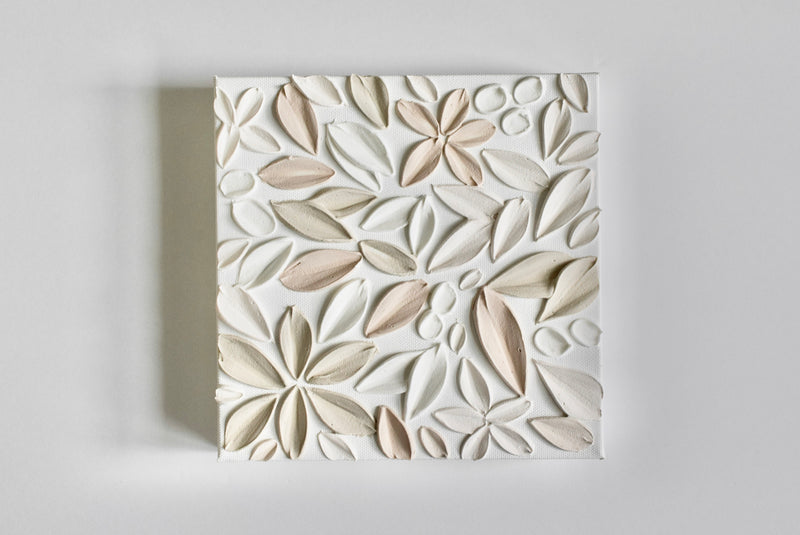 SOLD - Neutral Buff 8" x 8"