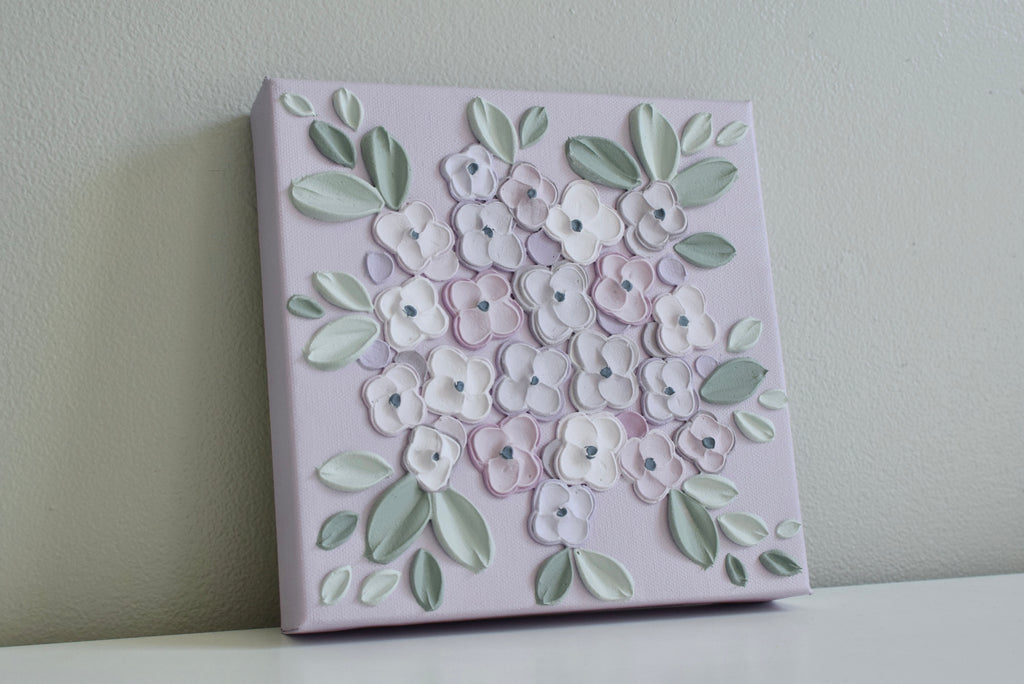 SOLD - Chatham Hydrangea 8" x 8" (Framed or Unframed)