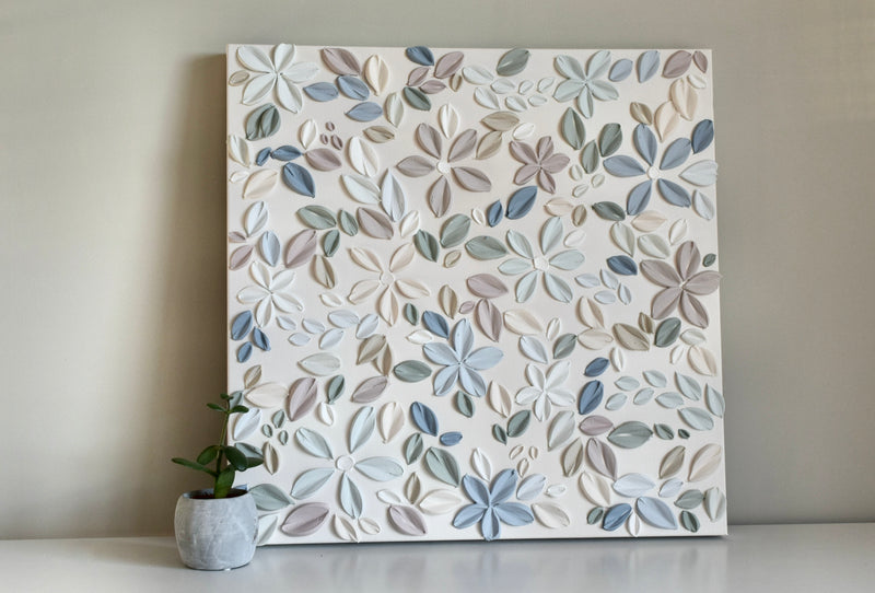 SOLD - Fresh Florals 20" x 20"