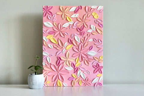 SOLD - Blossoming Rosebuds 12" x 16"