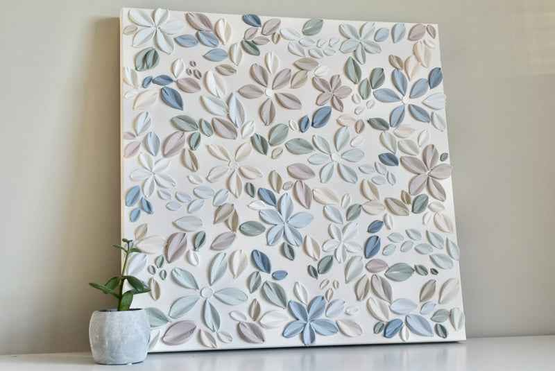 SOLD - Fresh Florals 20" x 20"