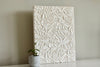 SOLD - Beige Florals 12" x 16"