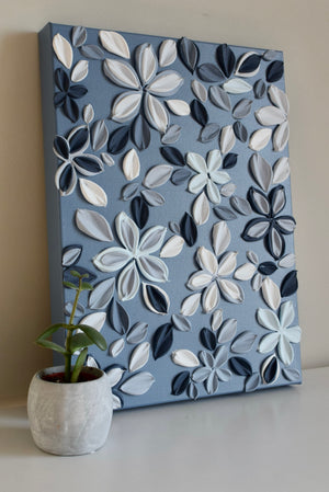 SOLD - Denim 12" x 16"