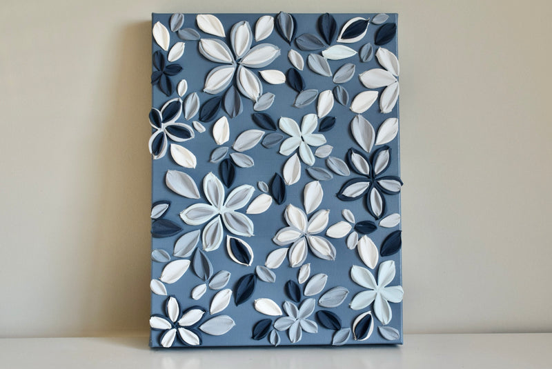 SOLD - Denim 12" x 16"