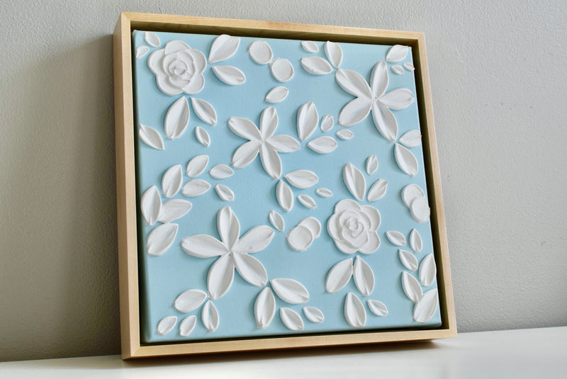 Aqua 10" x 10" (Framed or Unframed)
