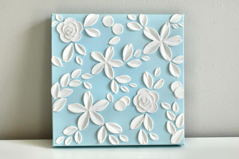 Aqua 10" x 10" (Framed or Unframed)