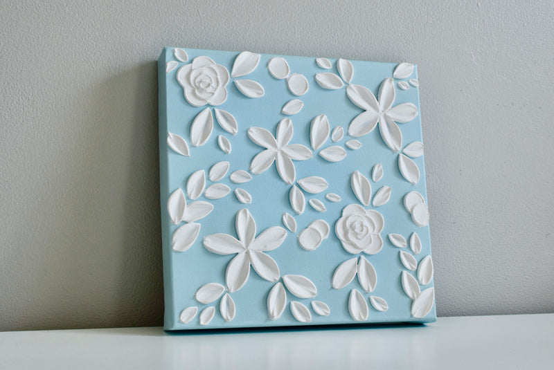 Aqua 10" x 10" (Framed or Unframed)
