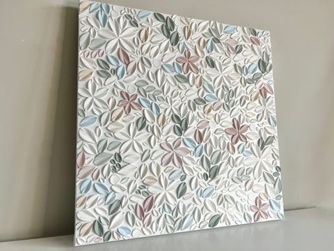 SOLD - Fresh Florals 20" x 20"